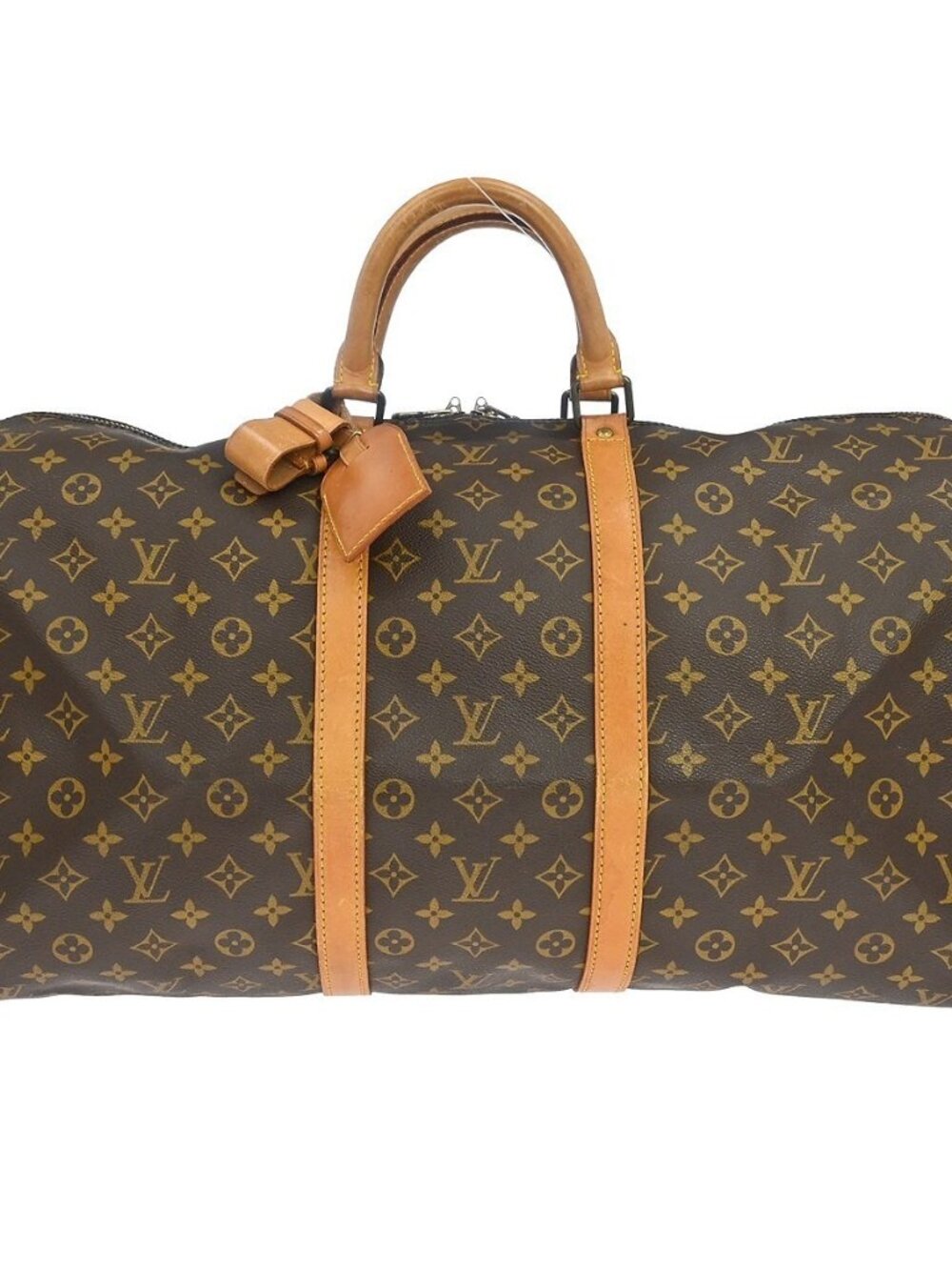 Best06 LOUIS VUITTON KEEPALL 55 TRAVEL HANDBAG MONOGRAM M41424 VI871 BQ00466